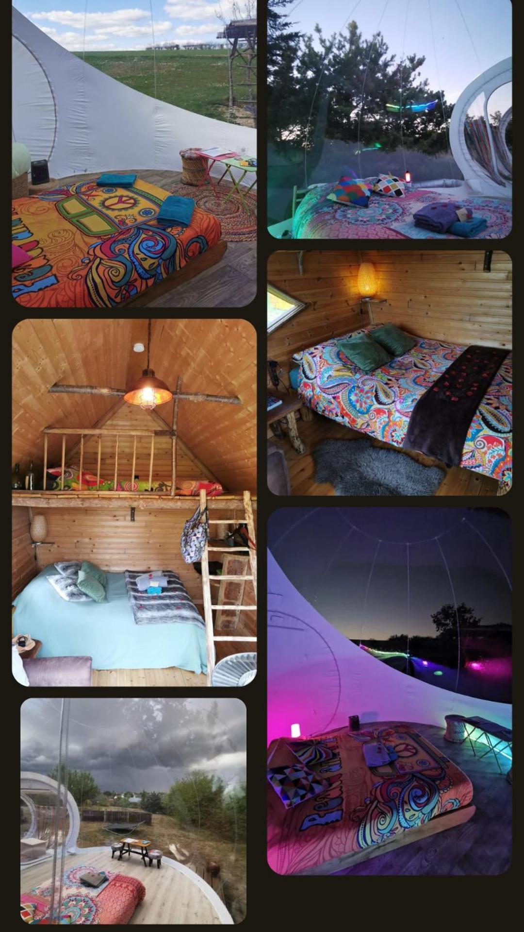 Bed and Breakfast La Bulle Des Champs Champmotteux Exteriér fotografie