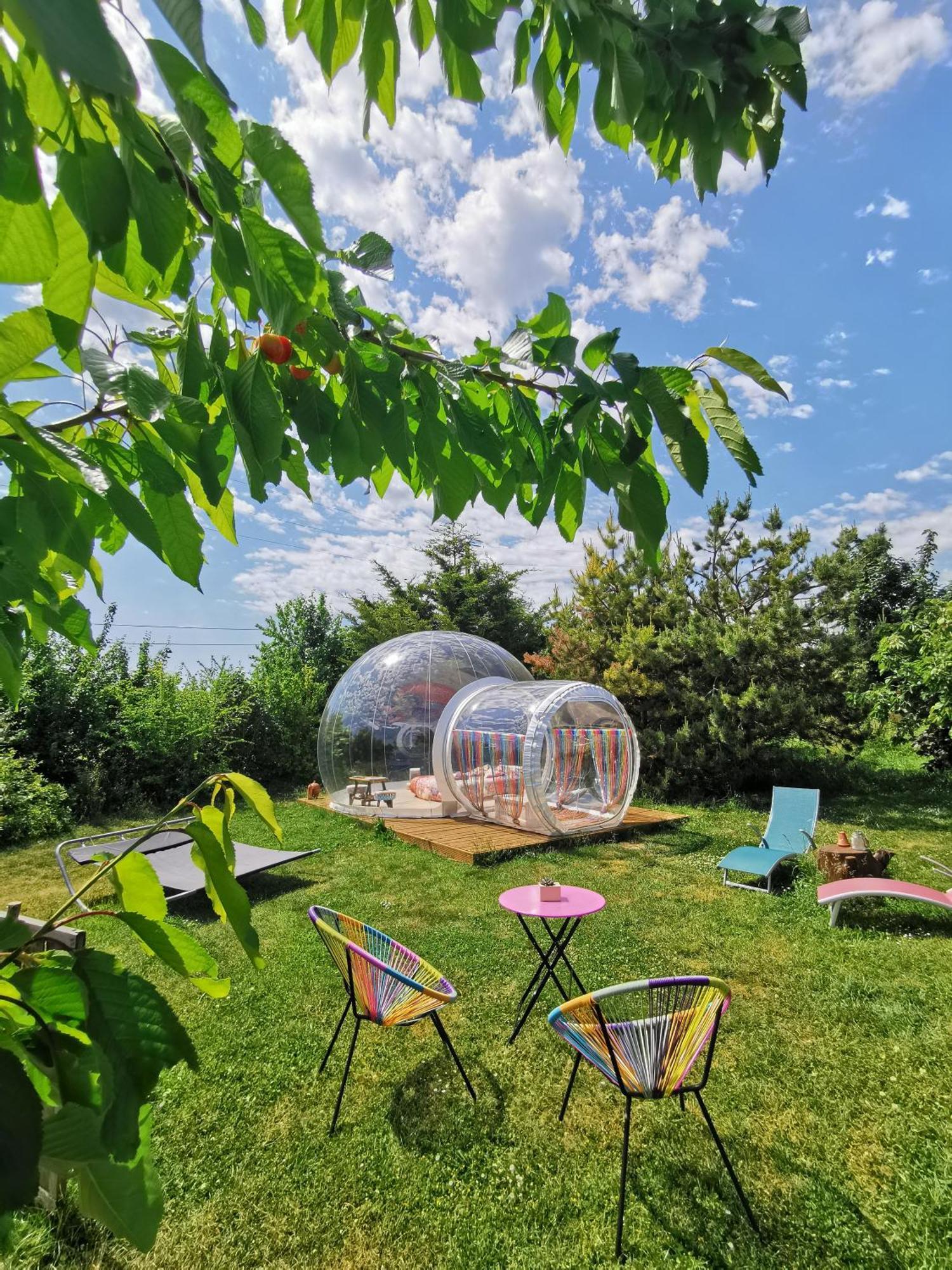 Bed and Breakfast La Bulle Des Champs Champmotteux Exteriér fotografie